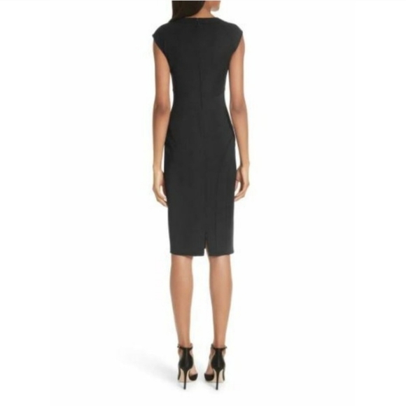 🎉 Host Pick 🎉 Zac by Zac Posen Joni Body-con Black Sheath Dress - S 4/6 - Picture 4 of 14
